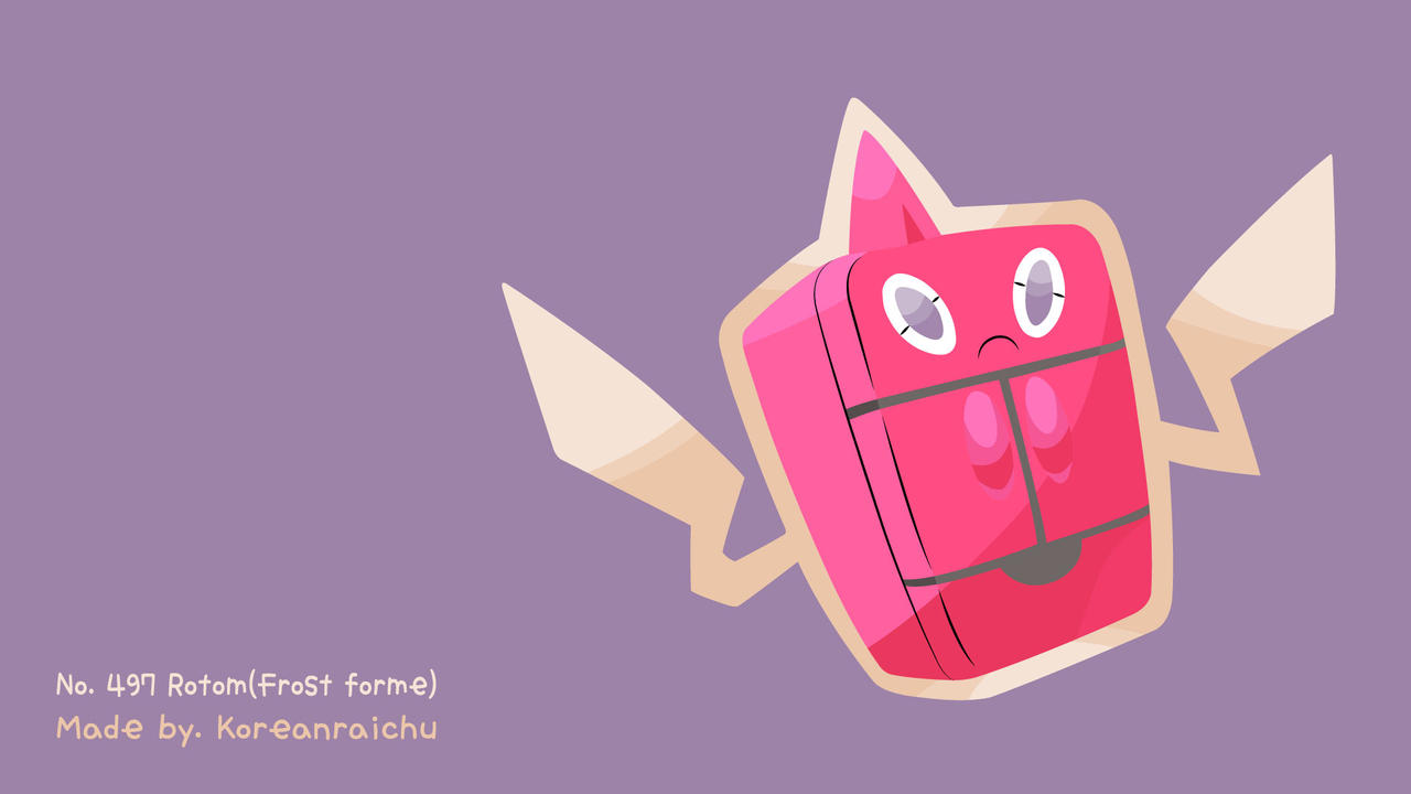 Rotom(Frost forme) wallpaper by Blackholekun on DeviantArt
