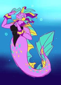 Calypso Mermaid by Idk what I'm doing :D on Twit