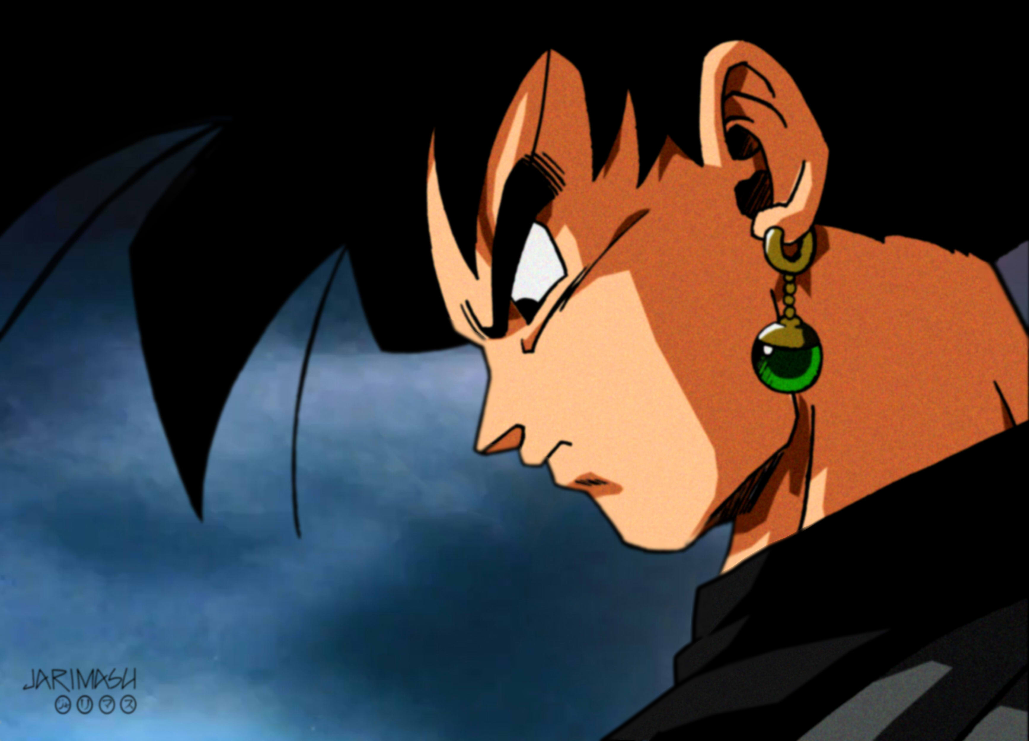 Finalmente Black aparece frente a Goku y Vegeta by jarimasu on DeviantArt