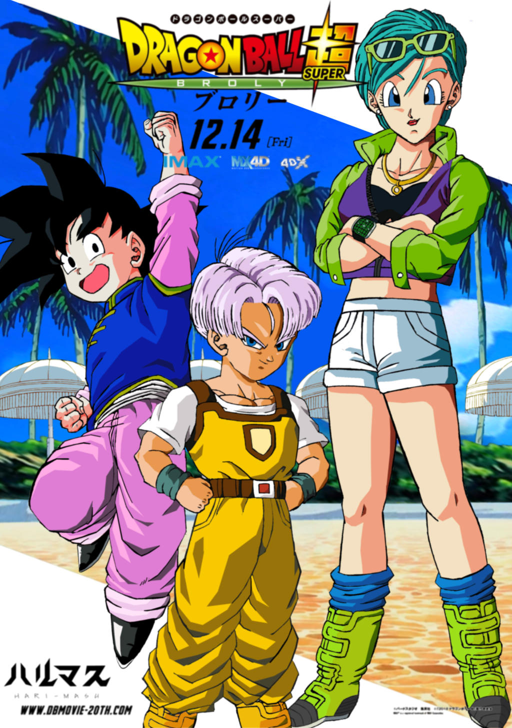 What the Bulma, Goten and Trunks looks for the Broly movie actually should  be