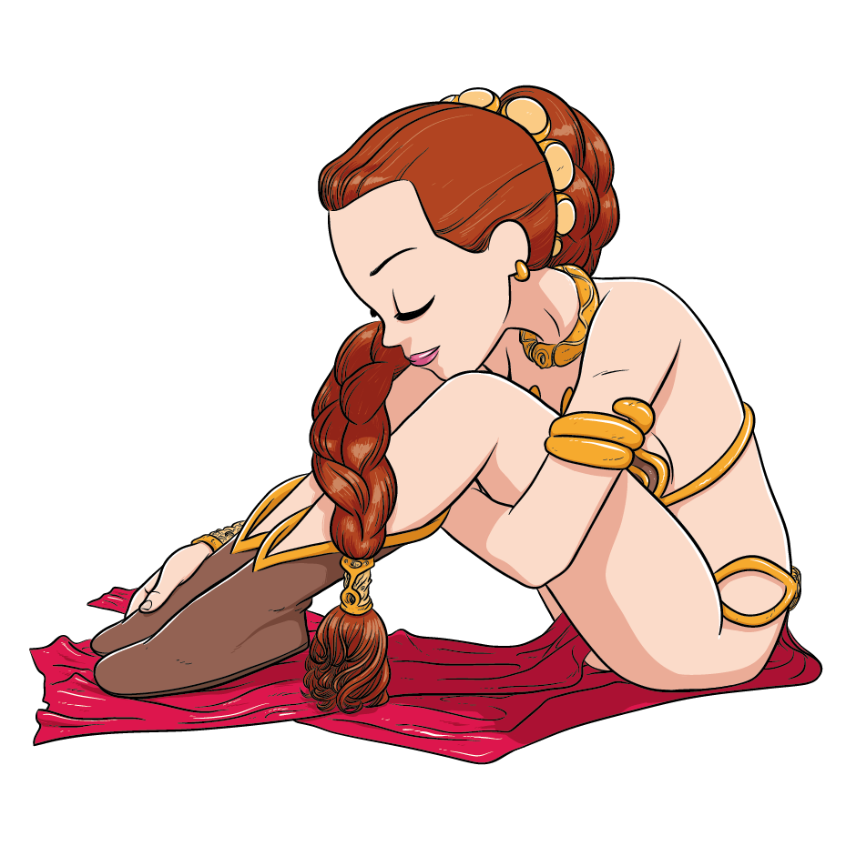 Princess Leia pin-up