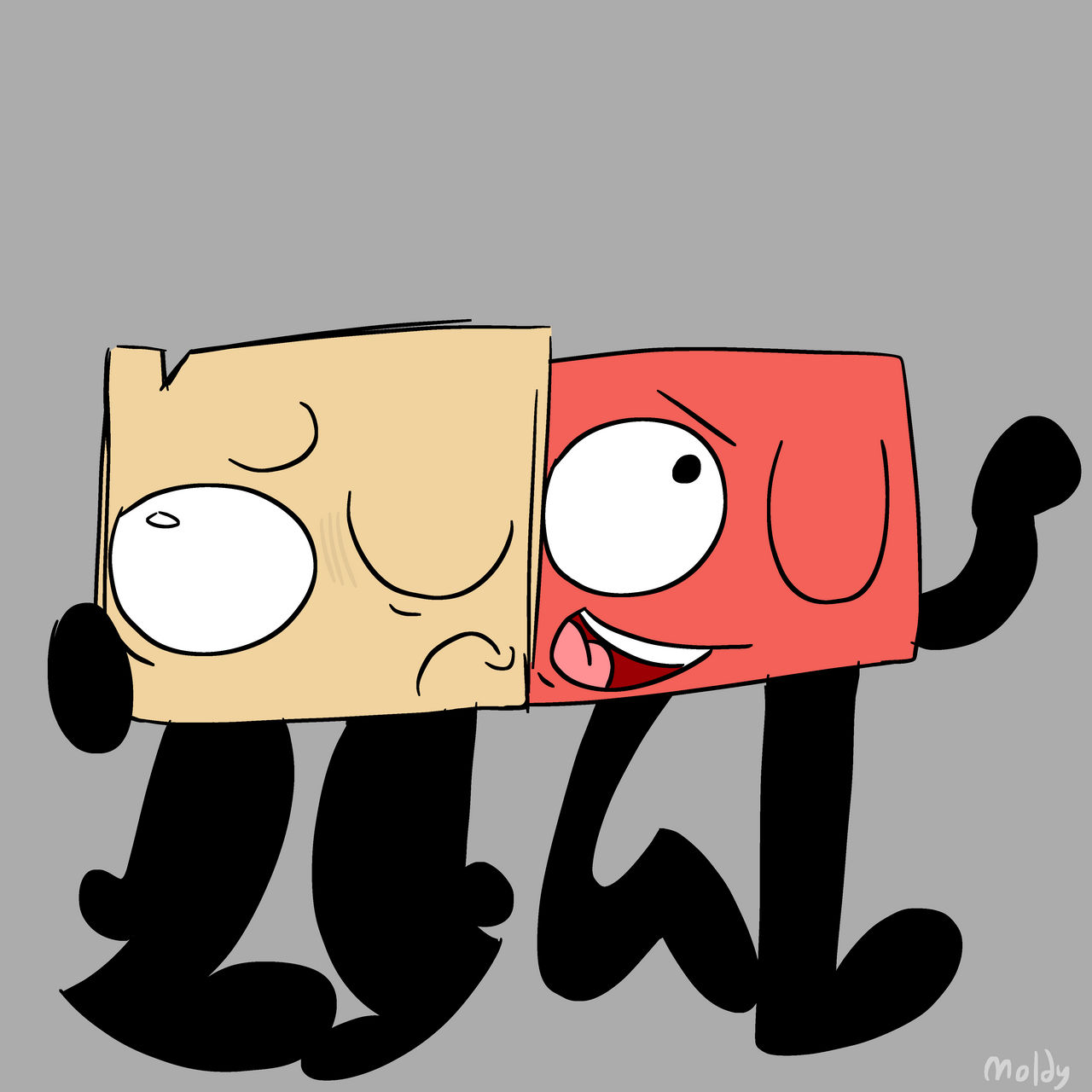 Bye Blocky Blocky and woody bye by Moldytoasthere on DeviantArt