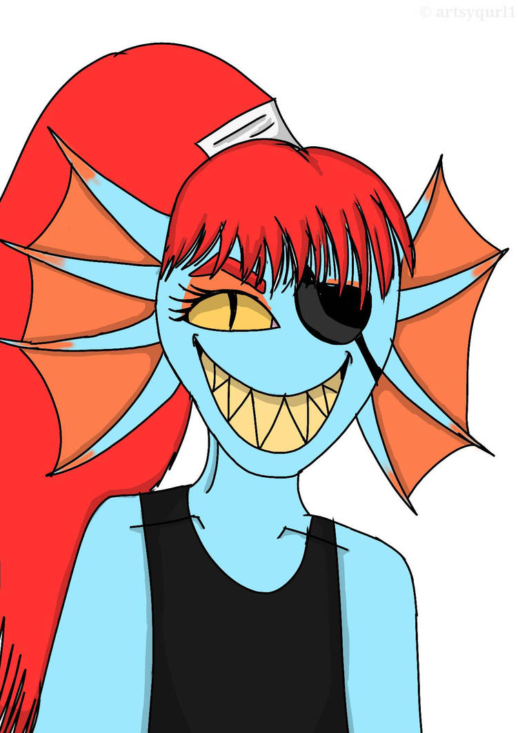 undyne by artsyqurl1 on DeviantArt