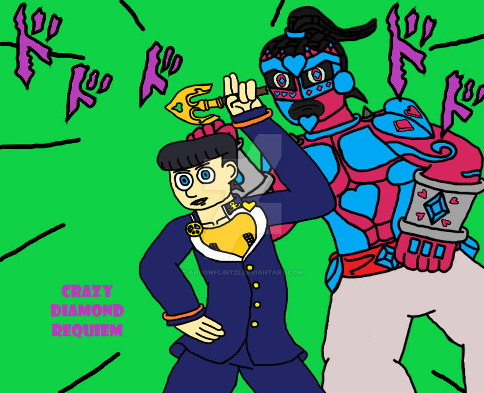 Crazy Diamond Requiem By Arrowflint22 On Deviantart