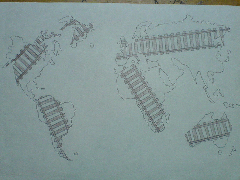 My train map of the world by Kuci26 on DeviantArt