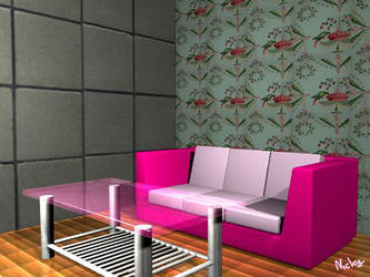 3D--Maya :: Pinky Room