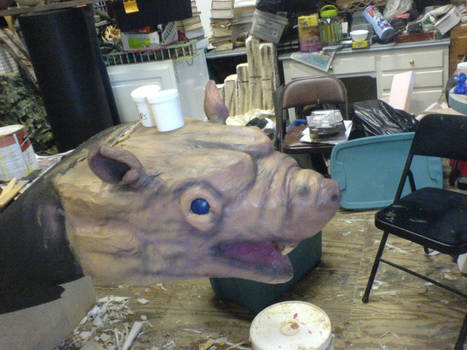 Giant Rat puppet Silent Forest