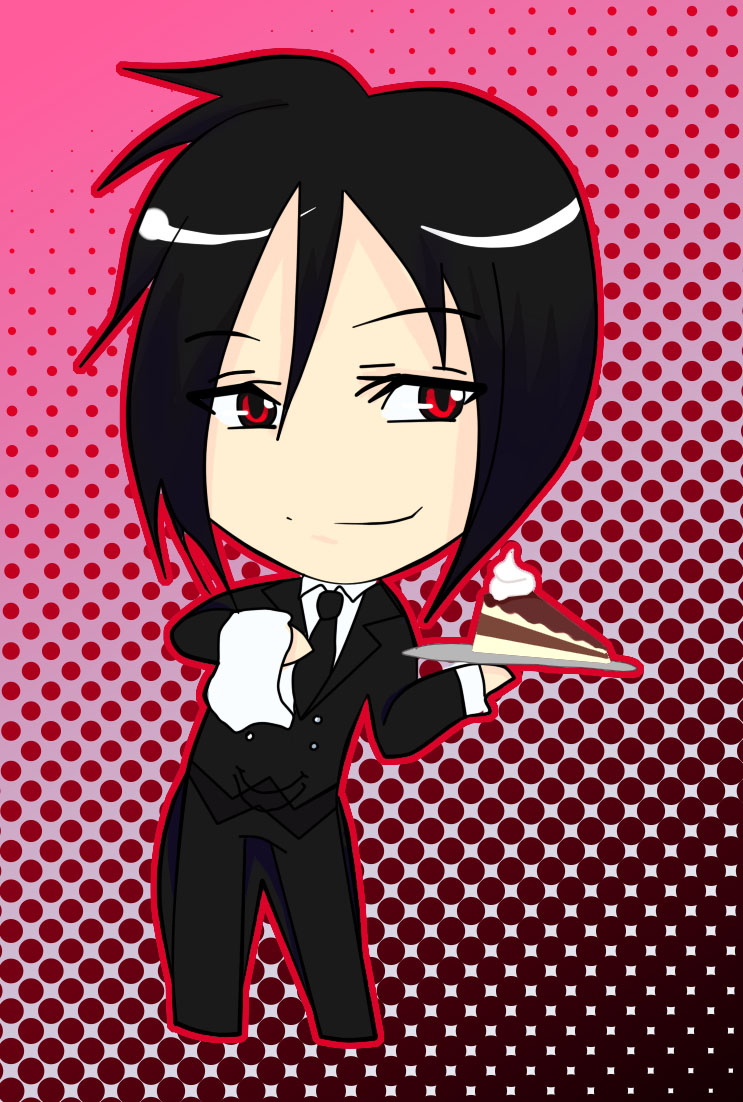 Black Butler Seb Keychain