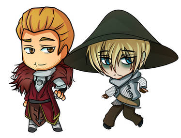 Cullen and Cole chibis