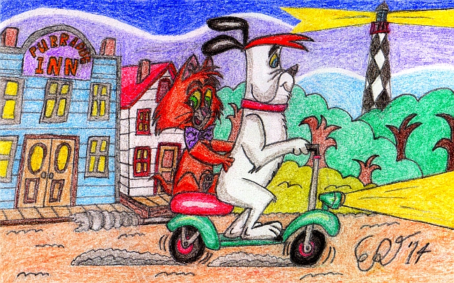 Ruff And Reddy Deviantart Ruff and Reddy by WrongWayWhiskers on DeviantArt