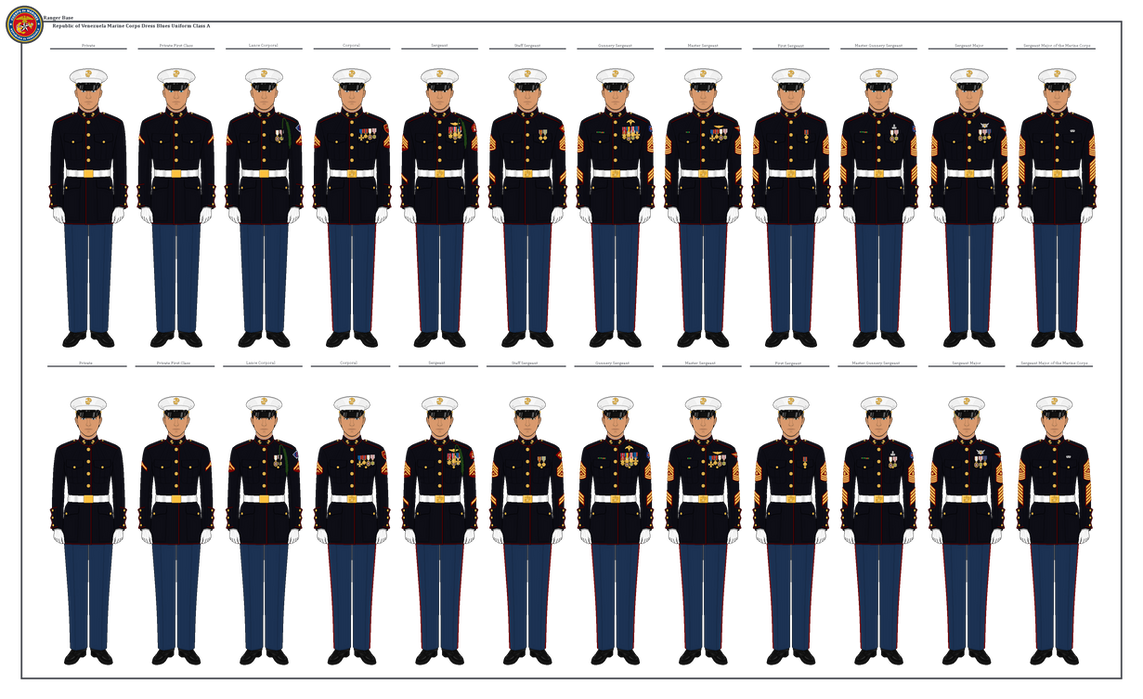 ROVMC Dress Blues Uniform Class A (Enlisted) by DanielRodri on DeviantArt ROVMC Dress Blues Uniform Class A (Enlisted) by DanielRodri on DeviantArt