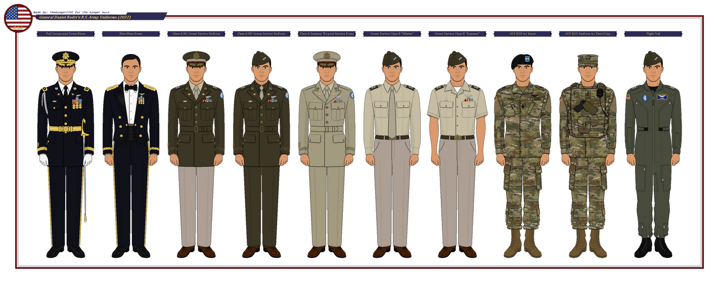 General Rudd Uniform Major General Daniel Rodri's R.S. Army Uniforms by DanielRodri on ...