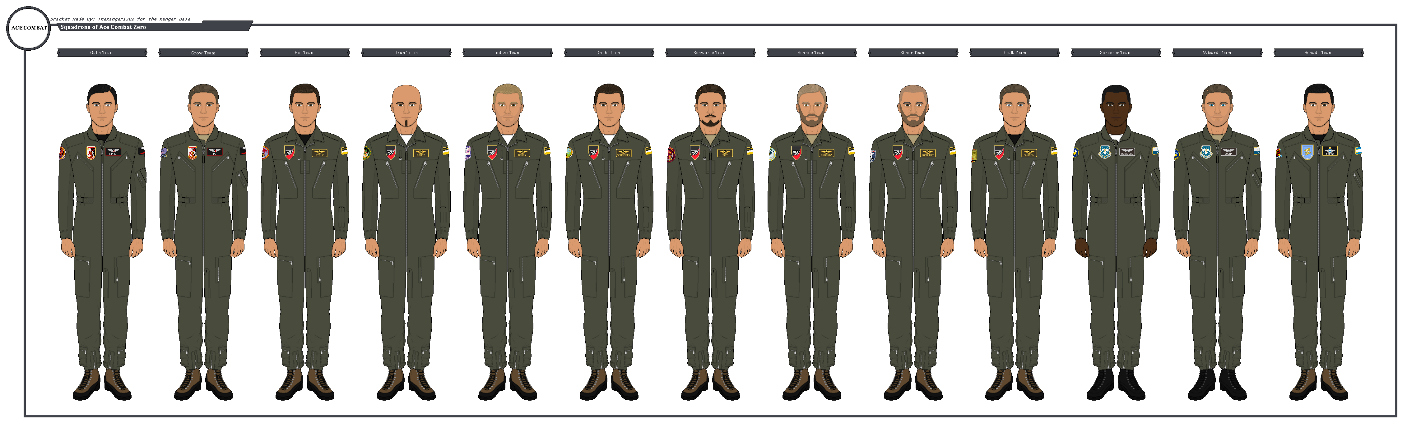 Squadrons of Ace Combat Zero by DanielRodri on DeviantArt