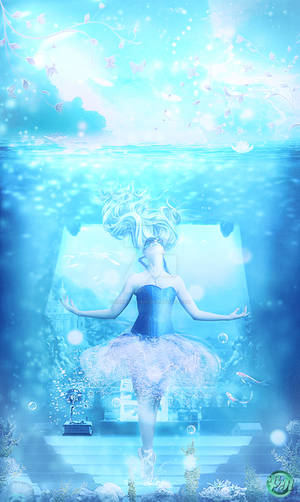 Aqua Dancer by Renata-s-art Aqua Dancer by Renata-s-art