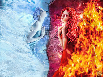 Fire and Water by Renata-s-art
