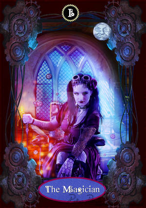 Steampunk Tarot Card by Renata-s-art