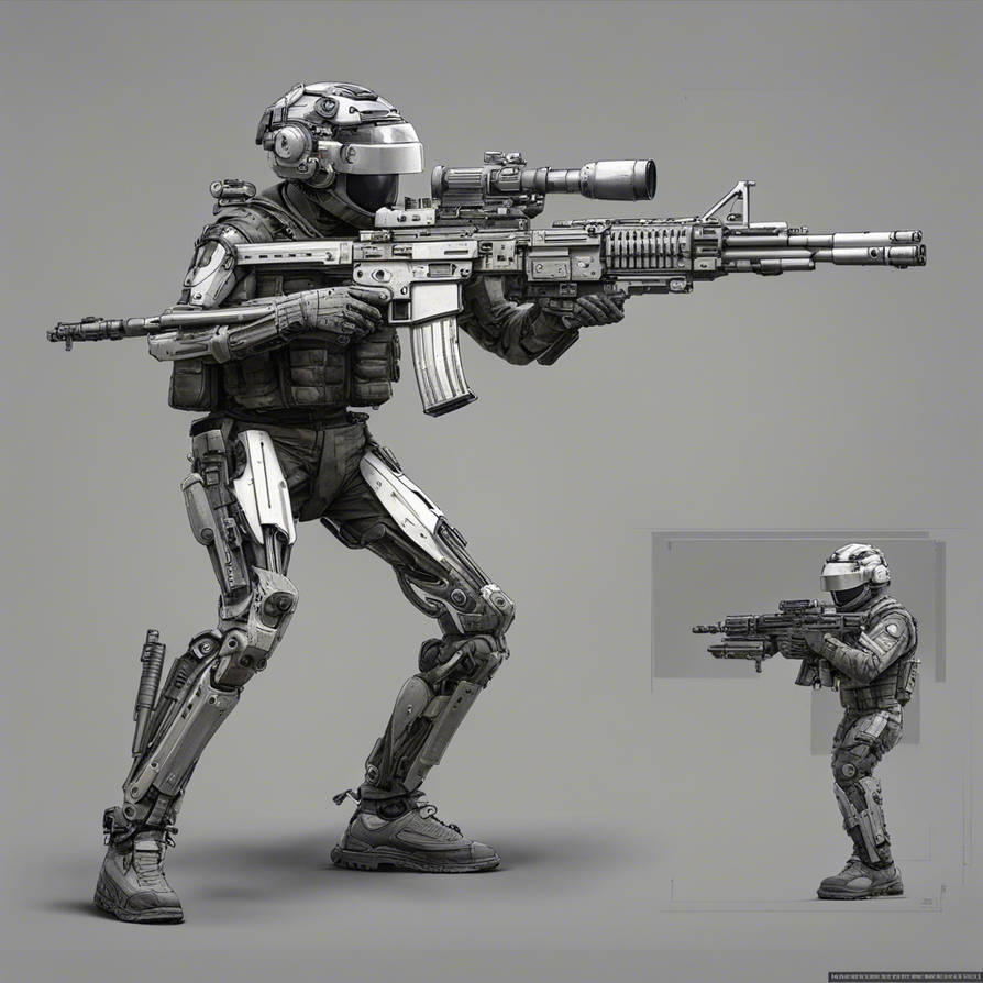 Human Using Advanced Wepons Human Military Machine Weapon by MachineWarfare87 on DeviantArt