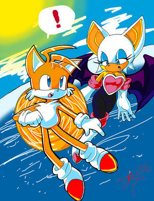 Tails and Rouge by TailsxRouge-fans on DeviantArt