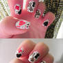 Alice in Wonderland Nail Art