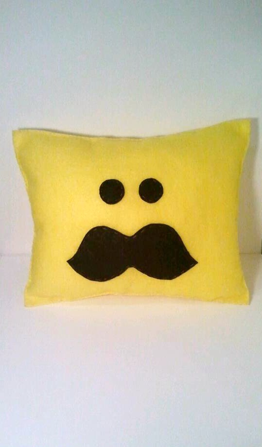Mr. Mustache Pillow