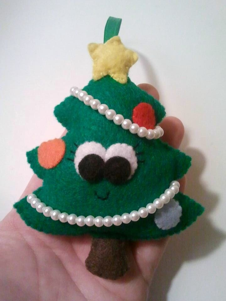 Connie the Christmas Tree Felt Ornament