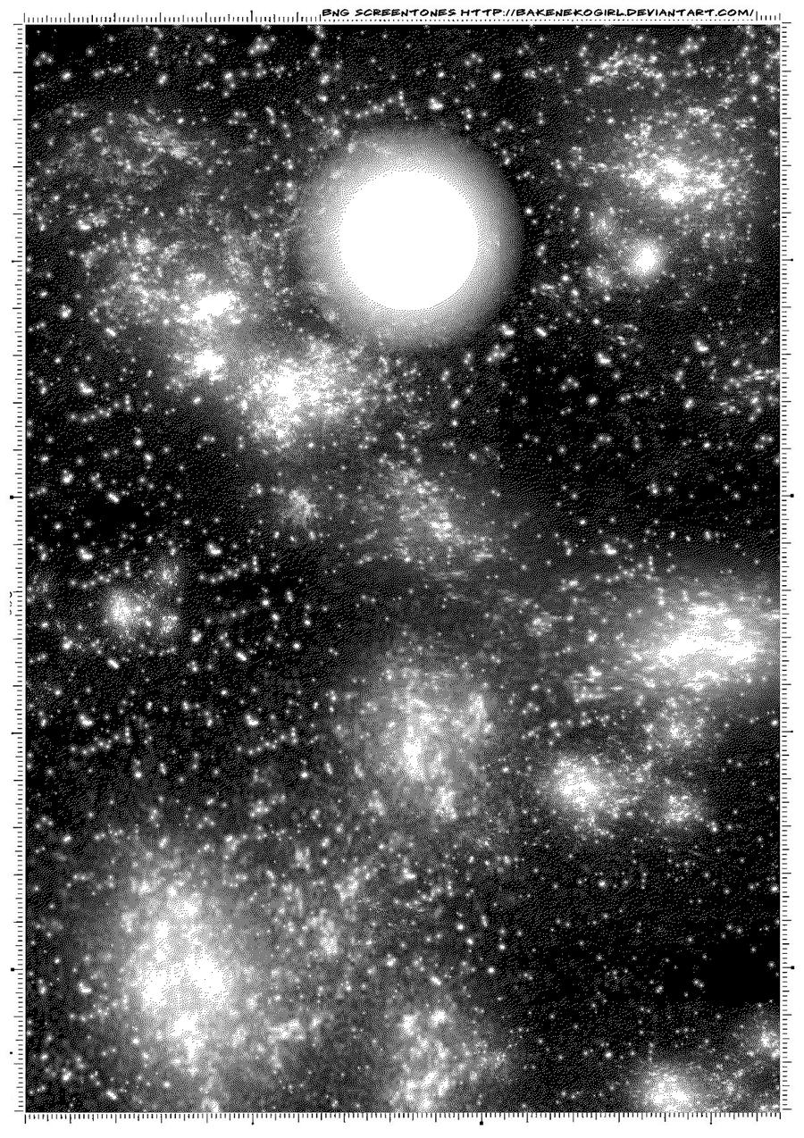 Screentones Starry Sky 2 by bakenekogirl