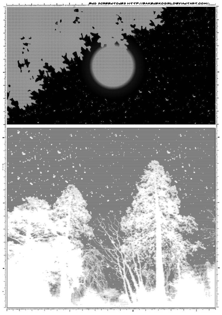Screentones Starry Sky 3 by bakenekogirl