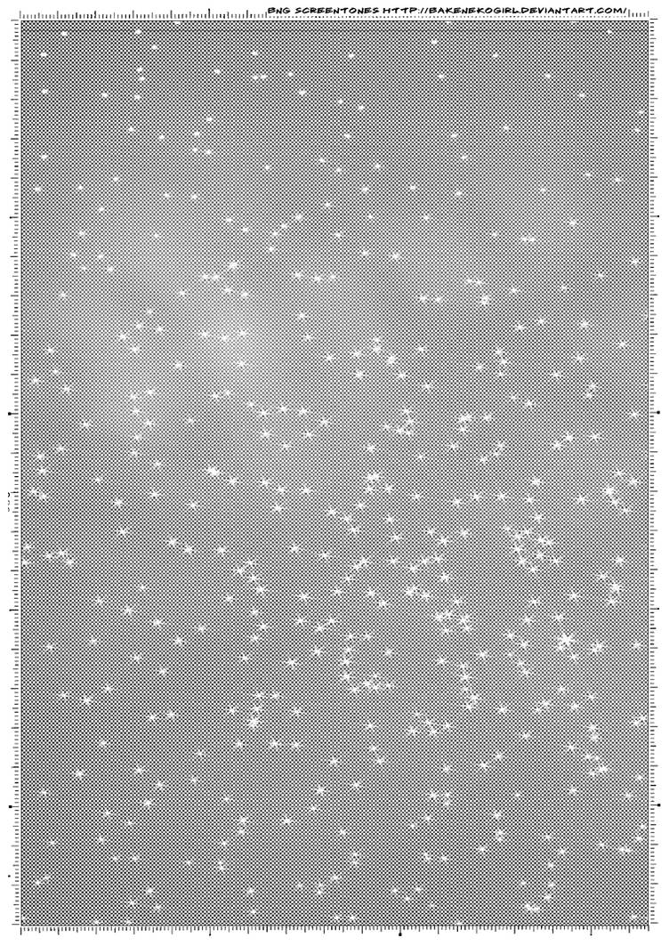 Screentones Starry Sky 6 by bakenekogirl