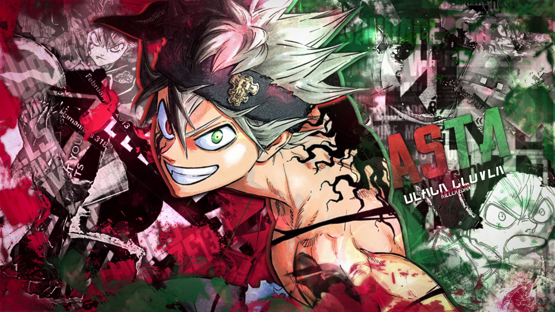 Download Black Clover 4K Asta Manga Wallpaper