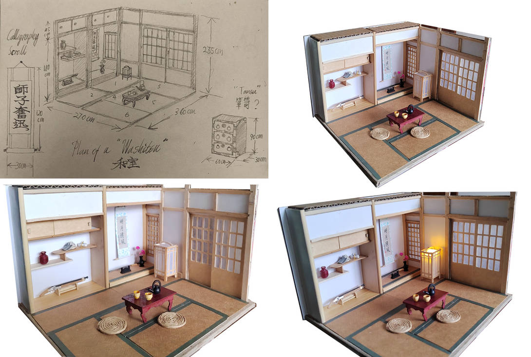 Washitsu Colouring In Washitsu from plan to reality by bogatyrkhan on DeviantArt