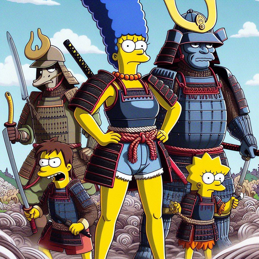 Marge simpson samurai 3 by joeballs187 on DeviantArt