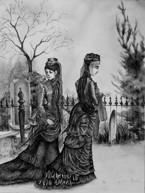 Mourning Ladies - AP Art Concentration