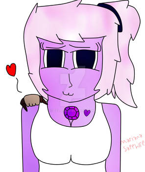 Amathyst with a headcrab (Lamarr)