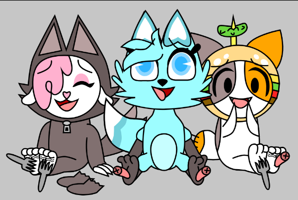 Cofi, Slushi, Cheezborger by Ming10bee on DeviantArt