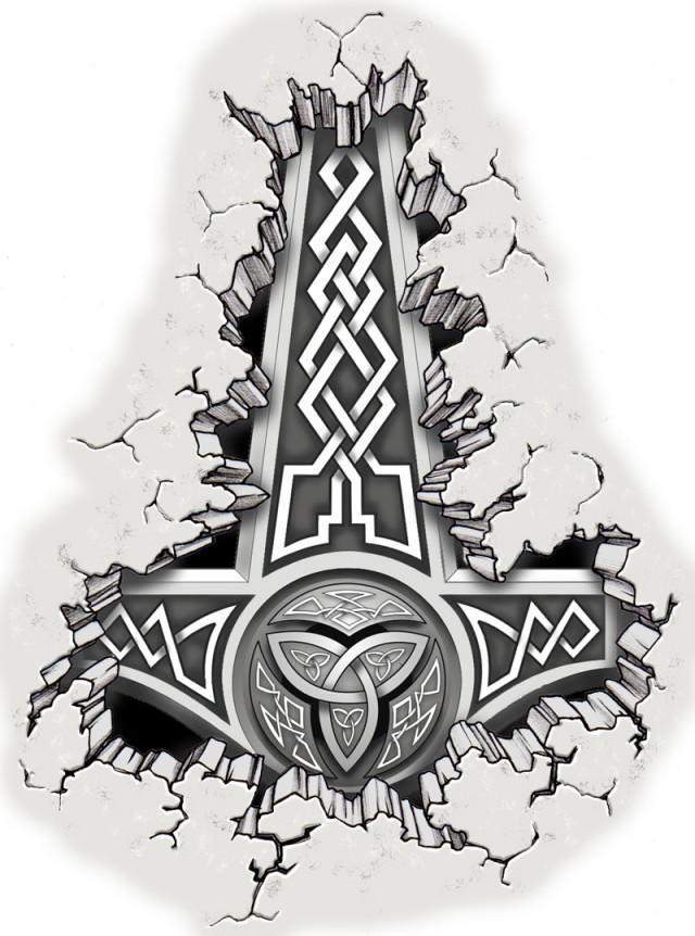 Thor's Hammer by mmbretweir on DeviantArt