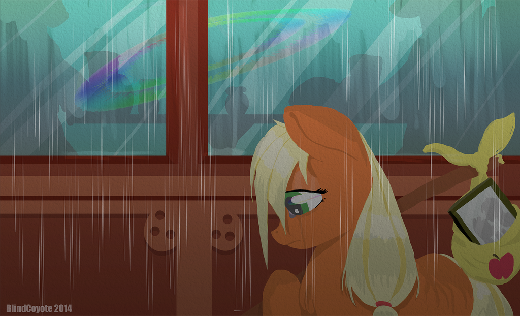 In the rain