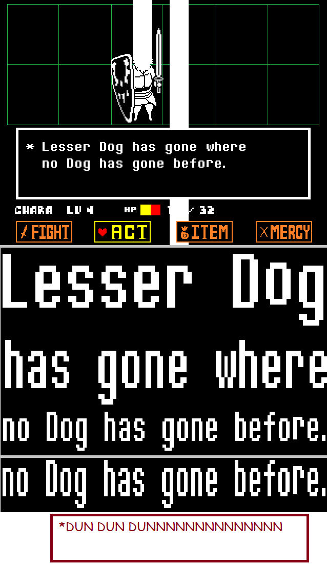 Lesser Dog Screen Shot Lesser Dog ~ Undertale 5 ~ Final by JulianASF on DeviantArt