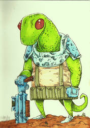 Greenback of the Space Explorers Guild