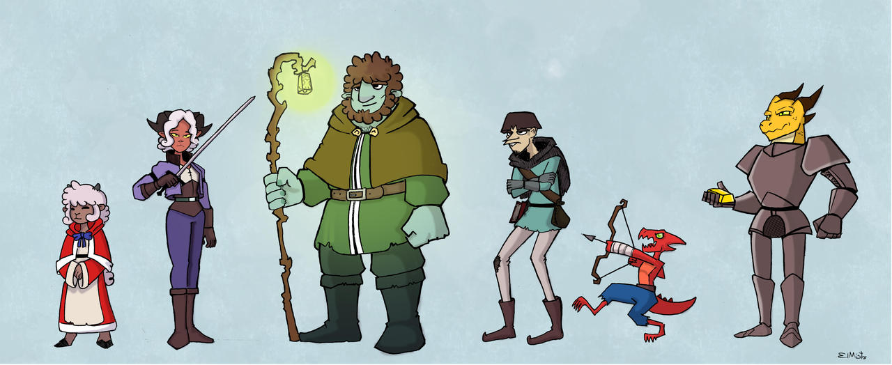 DnD party by Elmistorr on DeviantArt