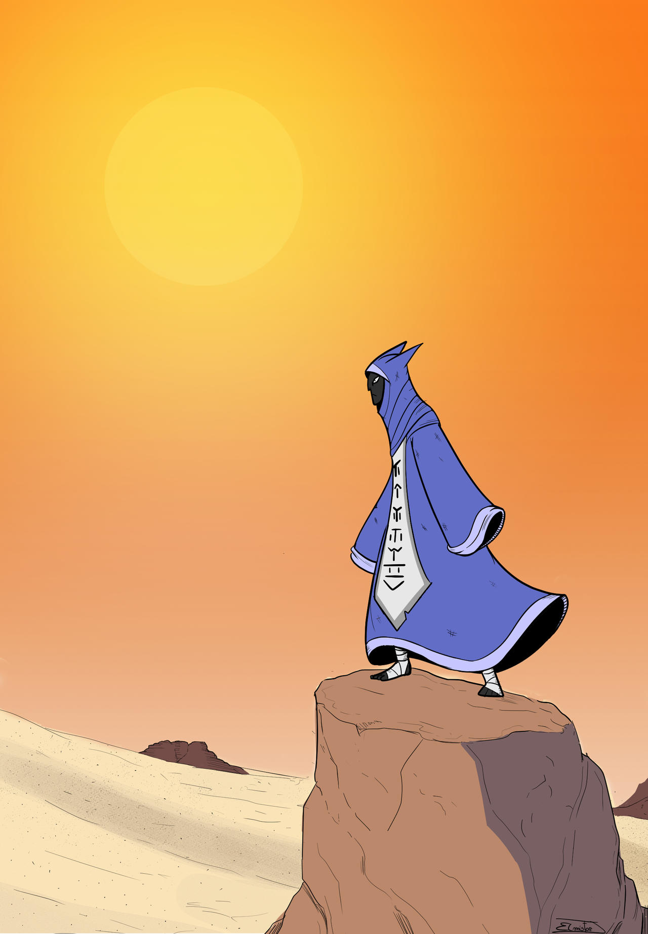 Desert Elf by Elmistorr on DeviantArt