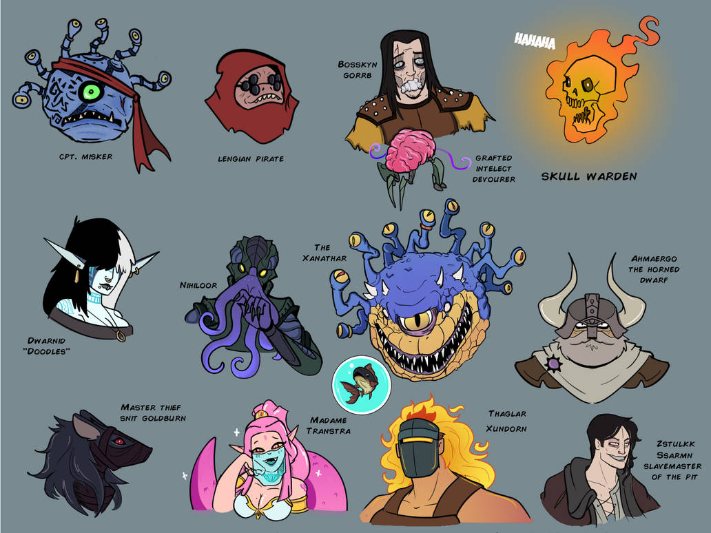 DnD Character Portraits 2 by Elmistorr on DeviantArt