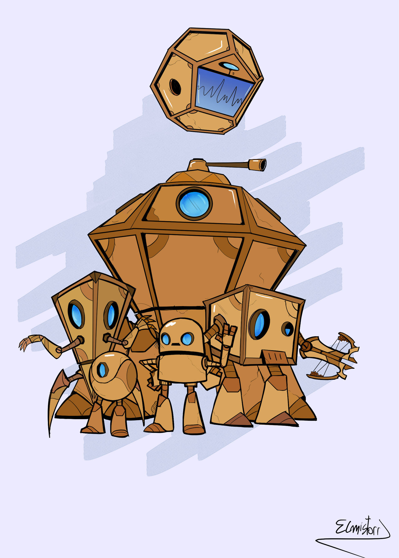 Modron Redesign by Elmistorr on DeviantArt