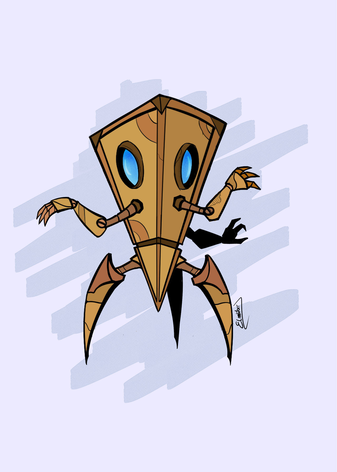 Modron Redesign - Tridrone by Elmistorr on DeviantArt