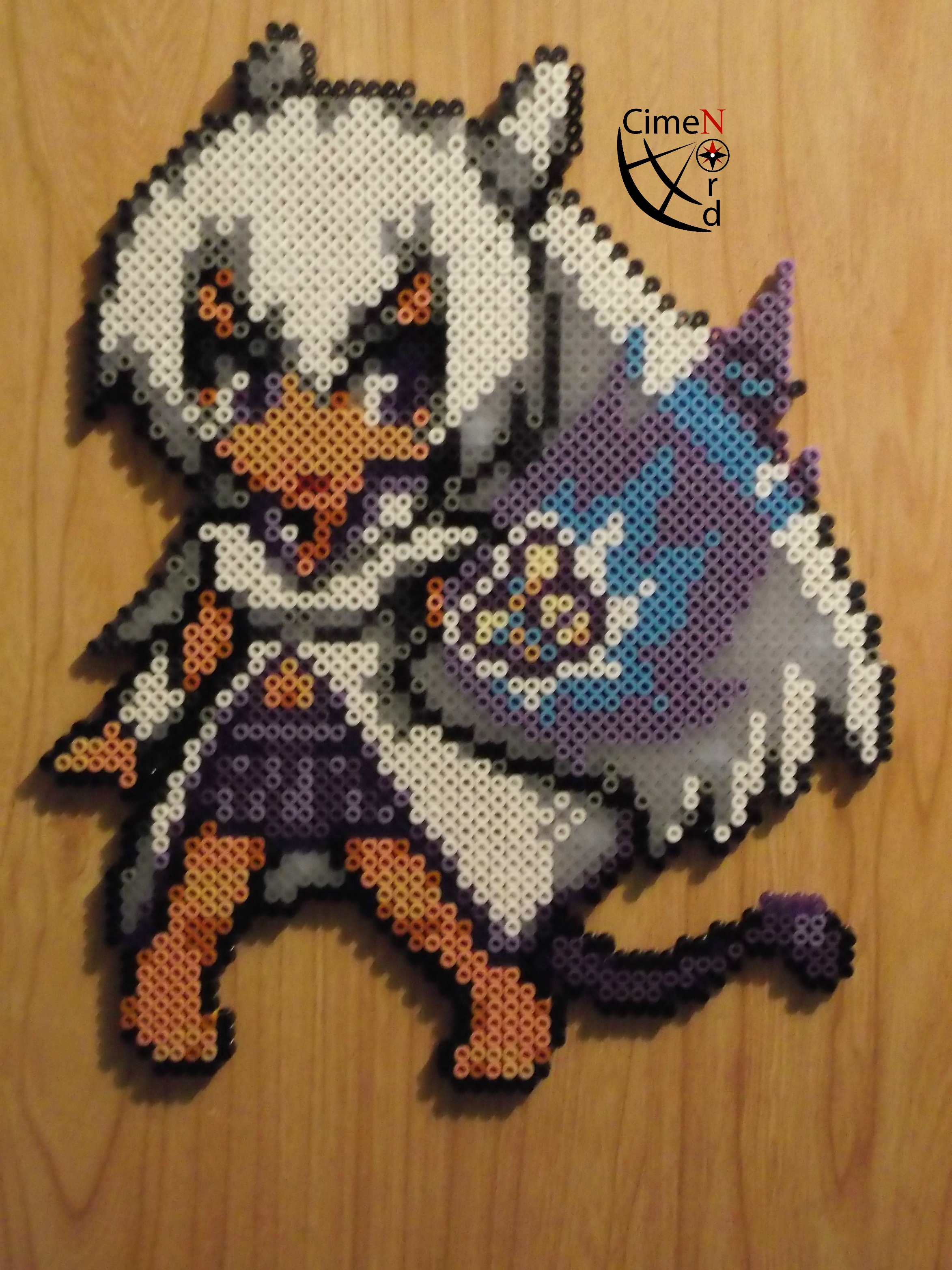 Mewtwo Moemon Perler Beads