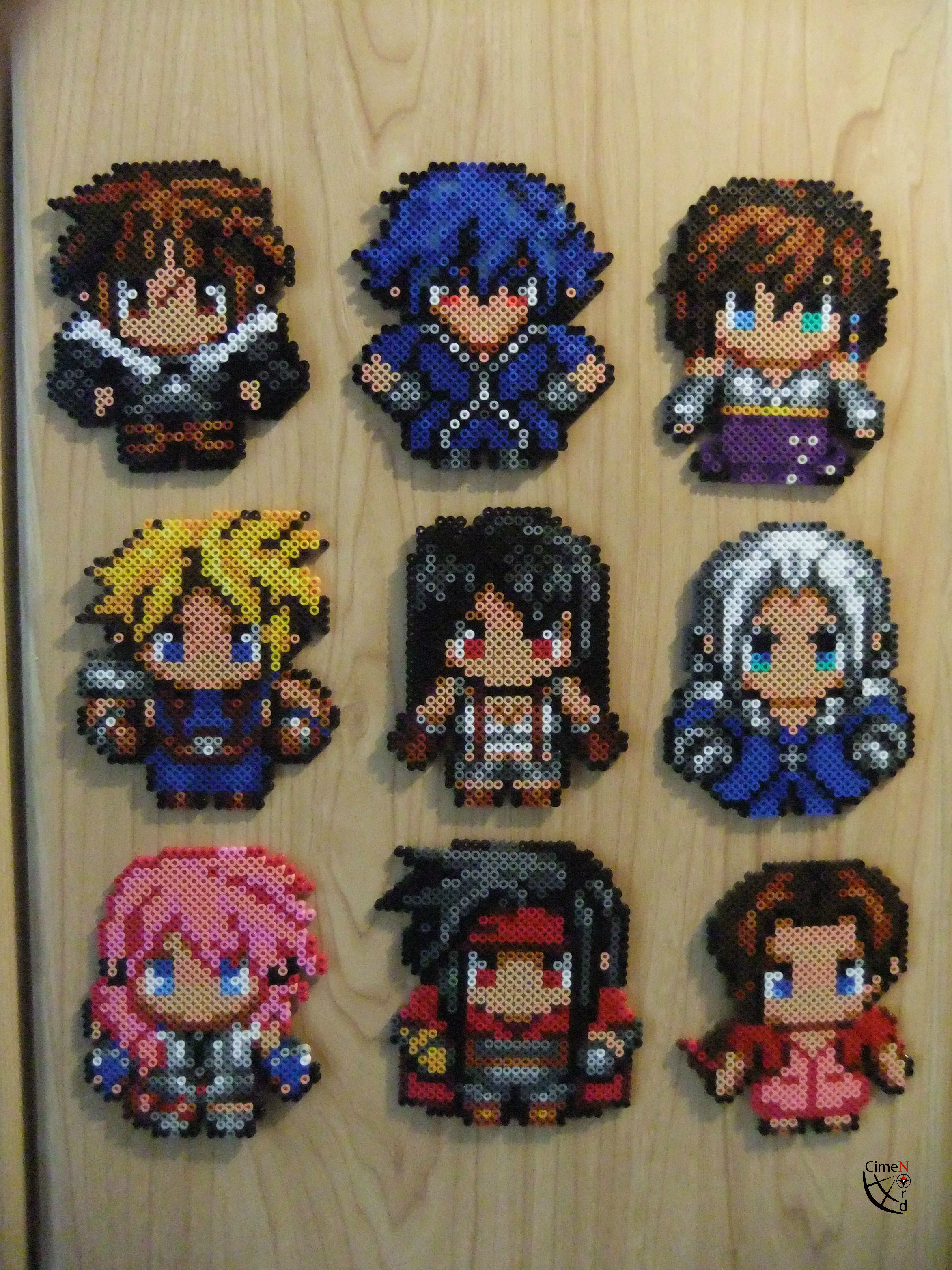 FF character rpg maker/ perler beads