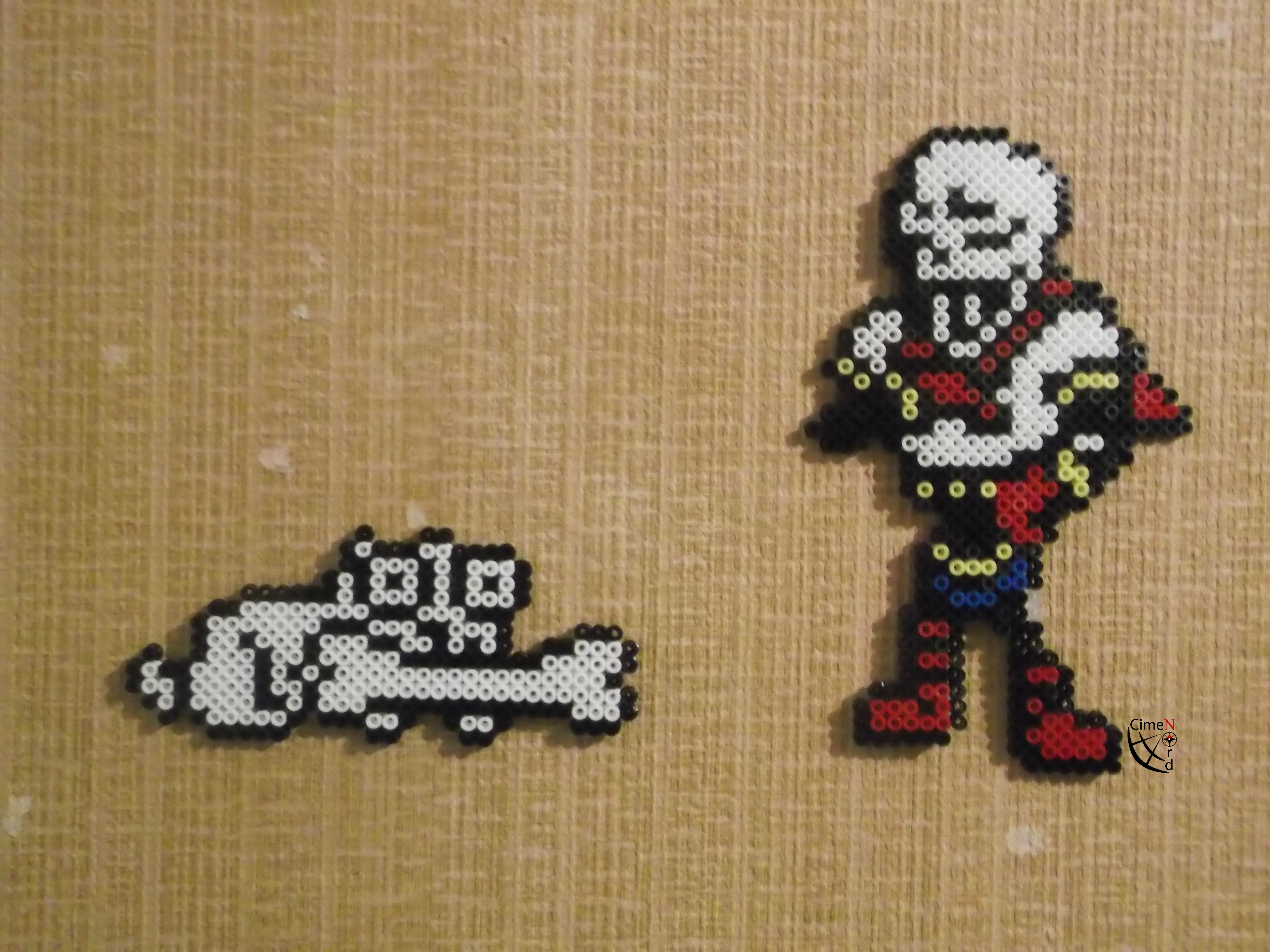 Sans Undertale Perler 8 Bit Pixel Art Perler Beads 