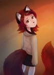 Fox girl by JohnBardeenKittyLove