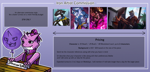 Iron Artist Comm Sheet