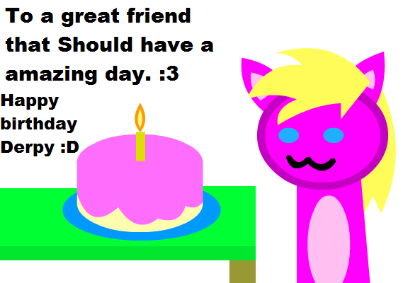 Happy b day Derpy