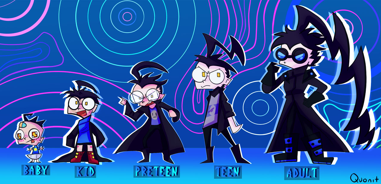 Dib Age Chart by Quonit37 on DeviantArt